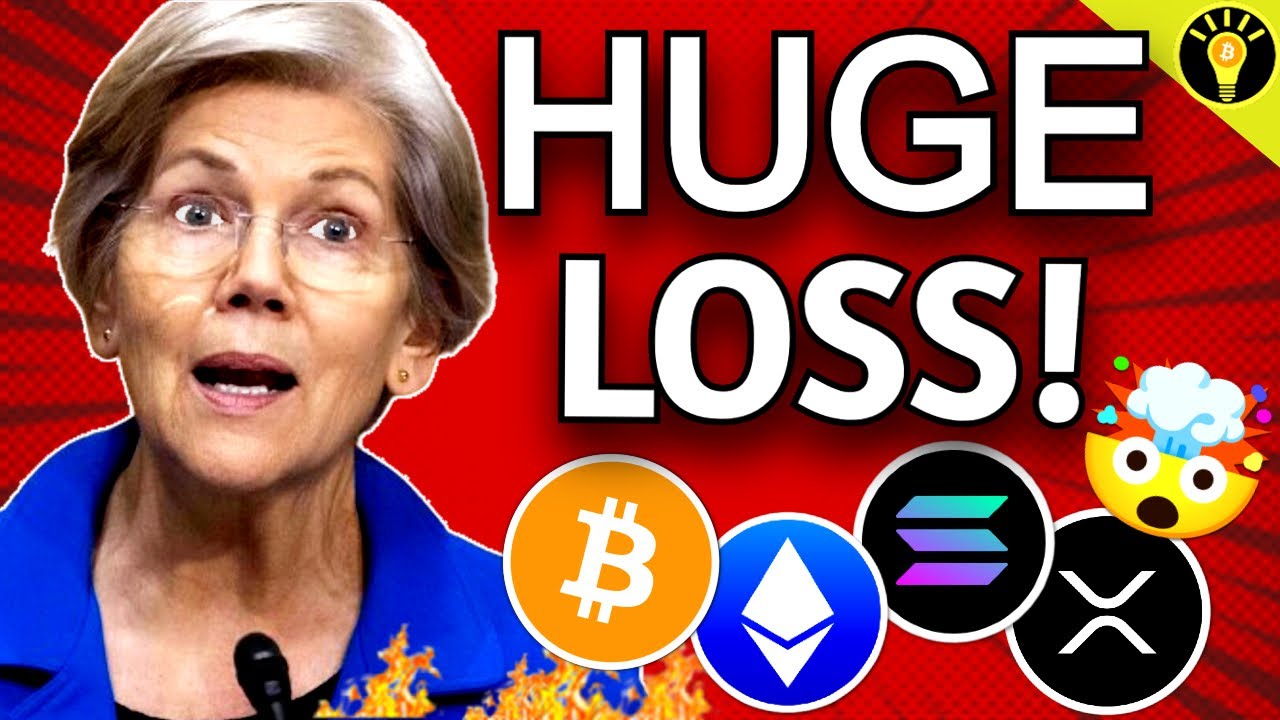 🚨BREAKING! ELIZABETH WARREN'S ANTI CRYPTO ARMY TAKES HUGE LOSS!