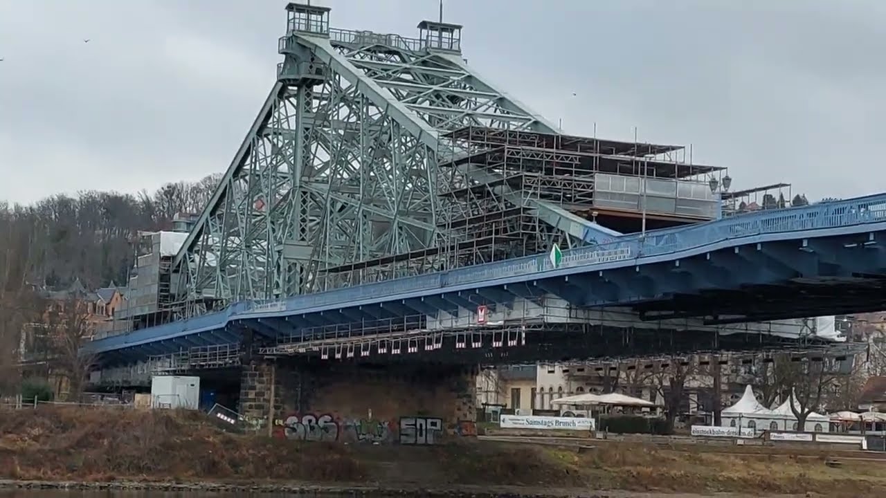 Blaues Wunder in Dresden bekommt Einhausung | Update 31.12.25