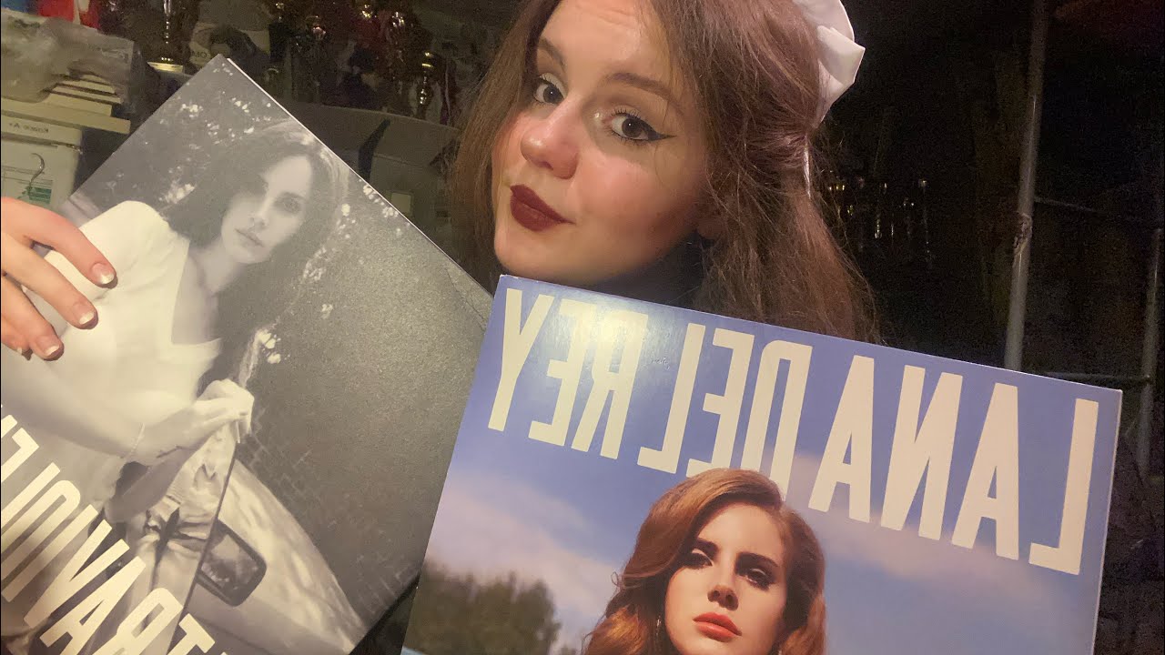 асмр обзор винилов ланы дель рей | болталка триггеры | lana del rey