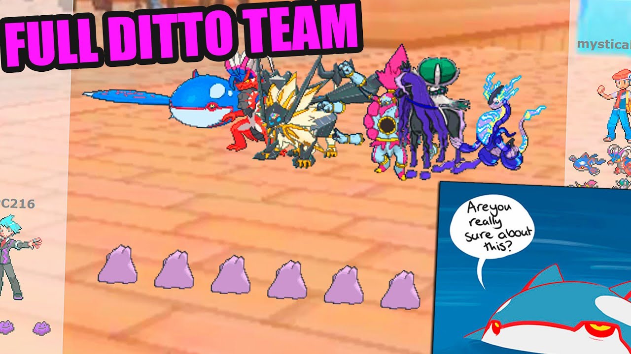 6 DITTOS DESTROY ANYTHING GOES!!! | Pokemon Showdown