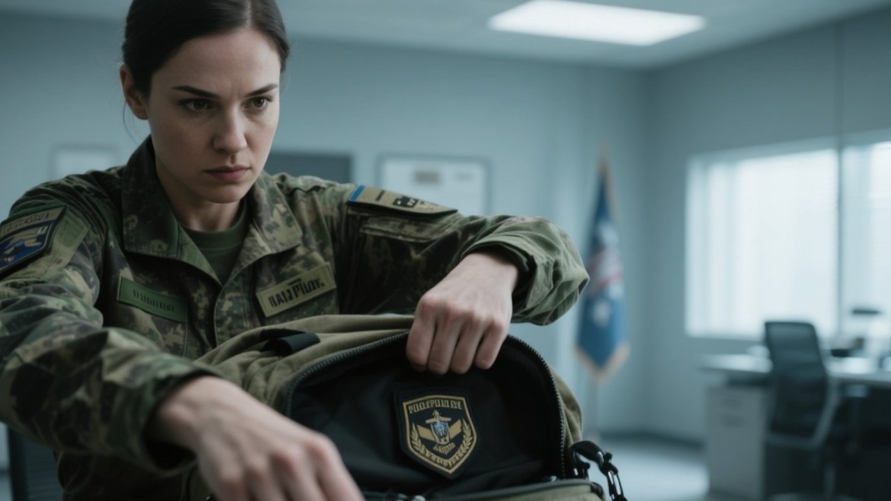 Forced to Empty Her Bag — The General Saw the Uniform and Froze. | Emotional Stories
