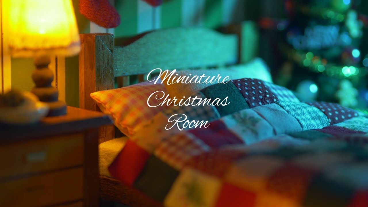 【DIY】ミニチュアクリスマスのお部屋ができるまで🎄