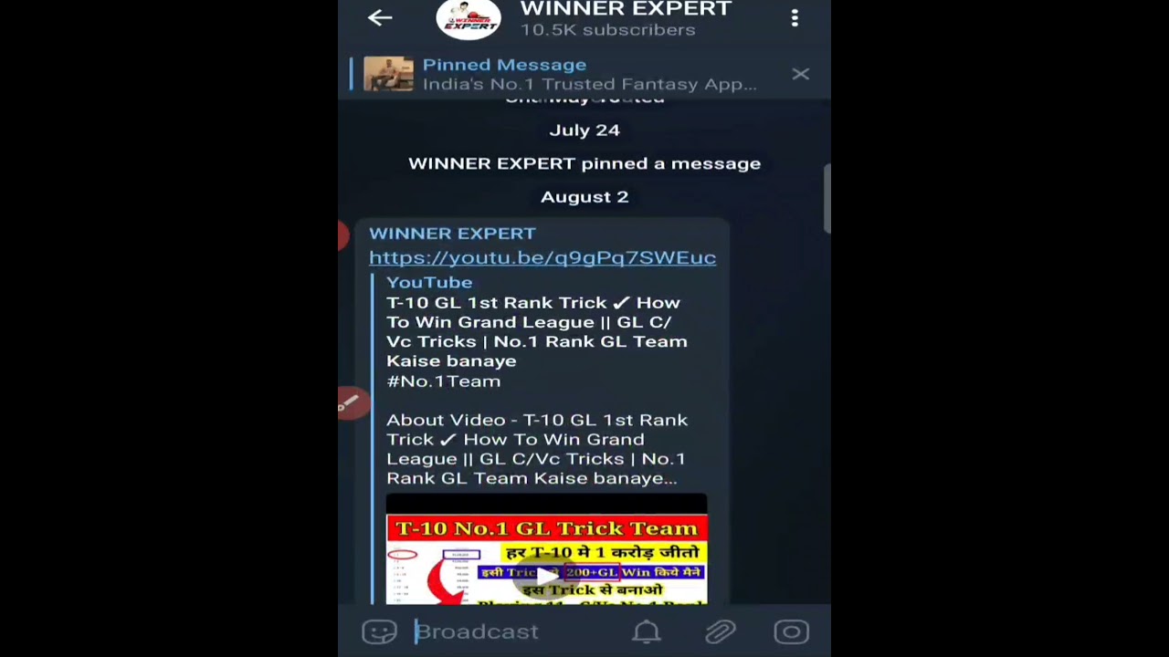 Best Fantasy Telegram Channel In 2021 - Top cricket Prediction telegram channel - Telegram  #shorts