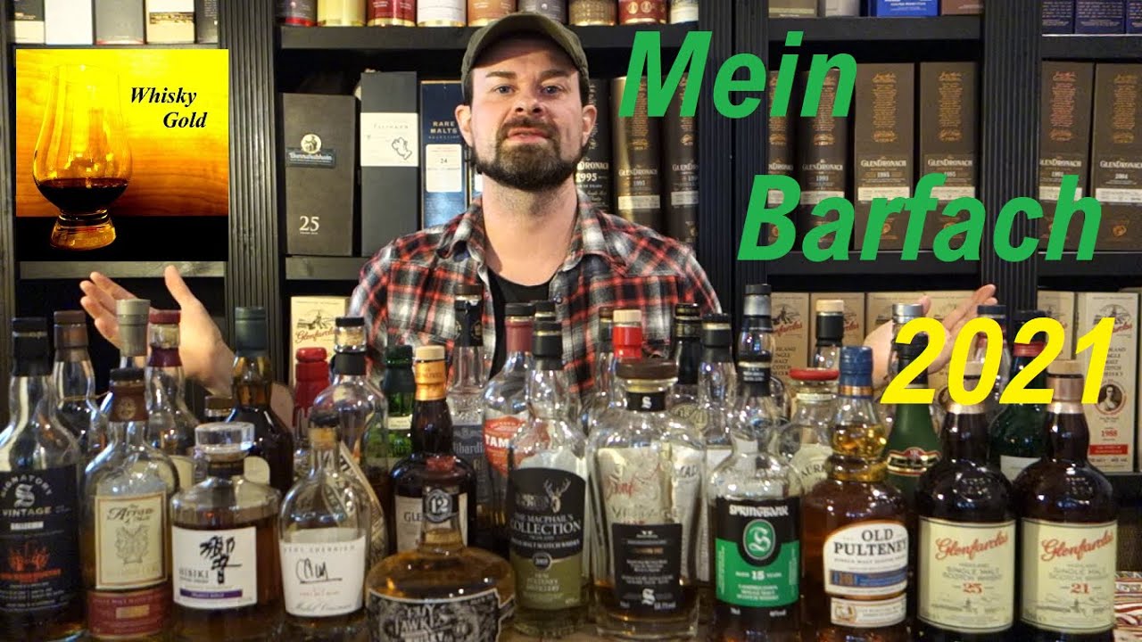 Mein Whisky Barfach  im Februar 2021