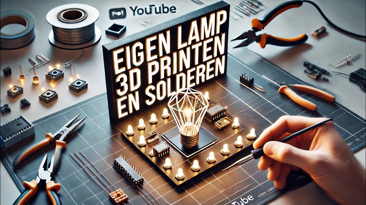 Eigen Lamp Maken 3D Printen En Solderen!