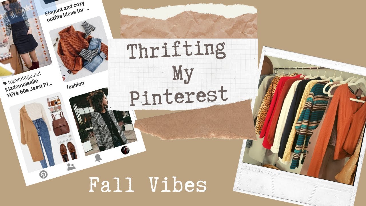 THRIFT WITH ME- Shopping my Fall Pinterest Board - SEPTEMBER 2019