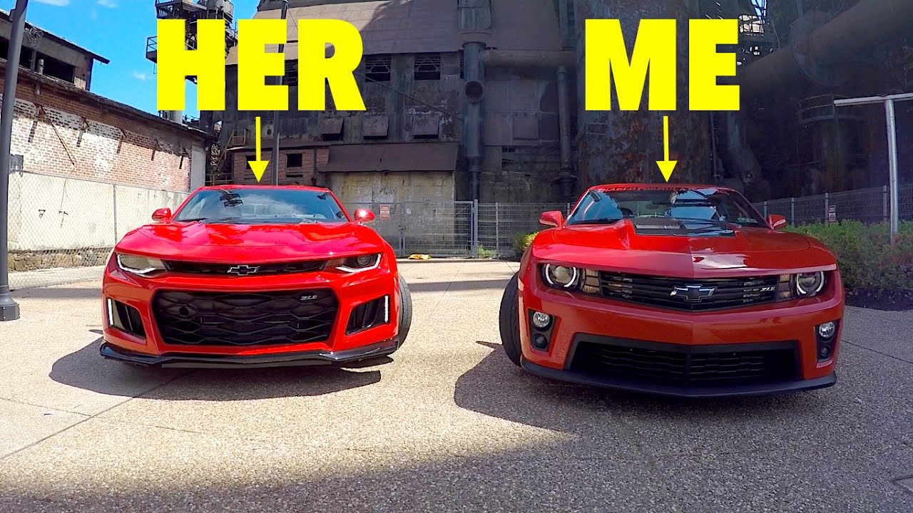 2017 ZL1 vs 2013 ZL1: My Girlfriend Challenged Me To A REV BATTLE!!!