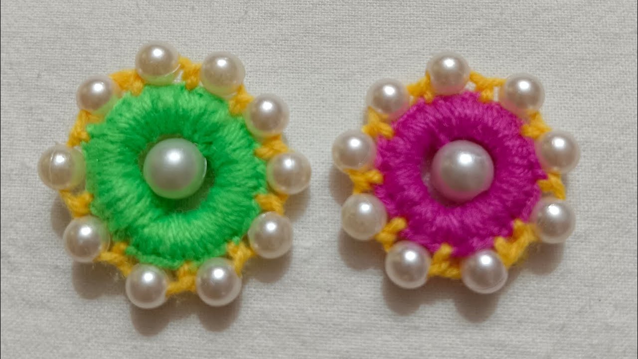 #easyflowercraftideas/#diyflowercrafts/#woolen flowermaking idea/#howtomakeflower withcrochet