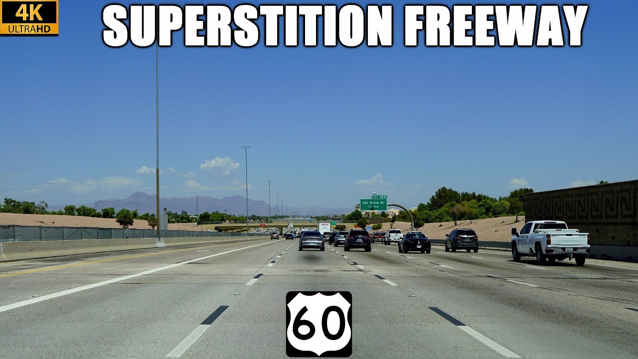 US-60 East: The Superstition Freeway in Phoenix, Tempe, and Mesa, Arizona