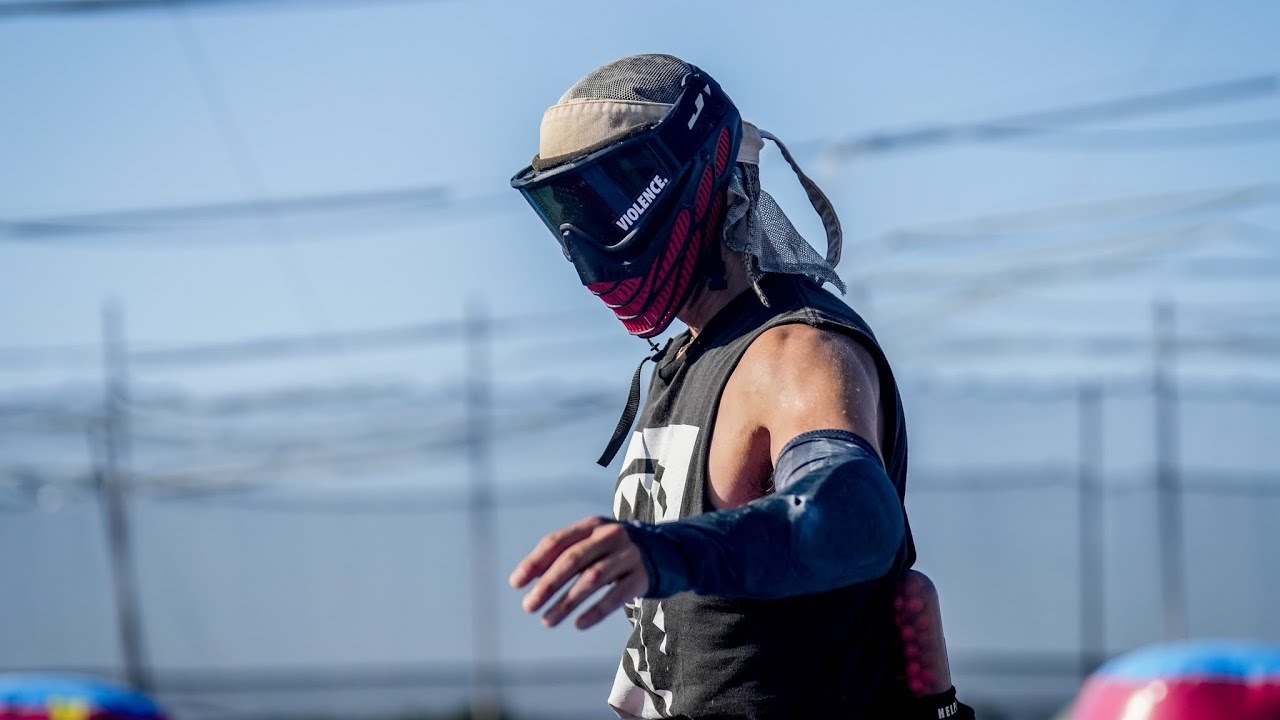 Strategizing before a paintball match | planet eclipse 180r gameplay