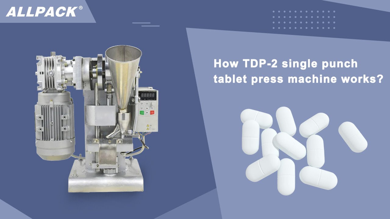 How TDP-2 single punch tablet press machine works?