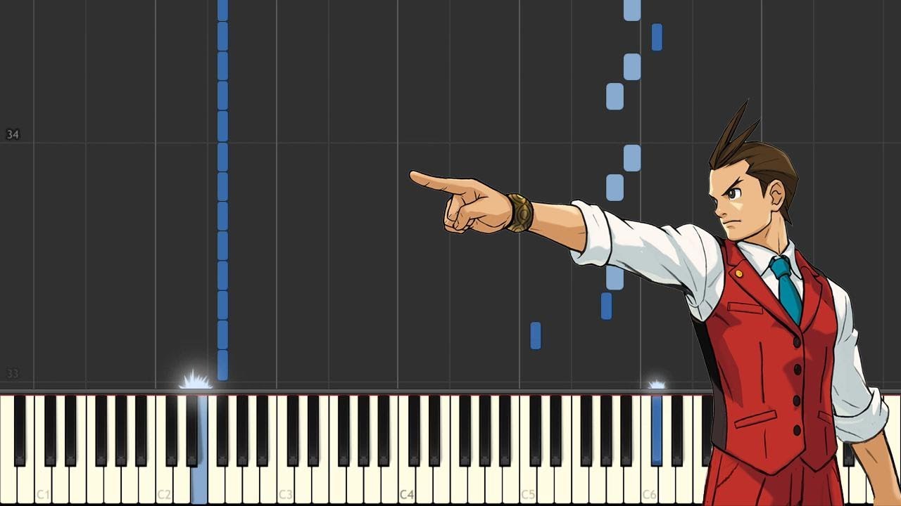 Apollo Justice Ace Attorney - Testimony [Piano Tutorial]