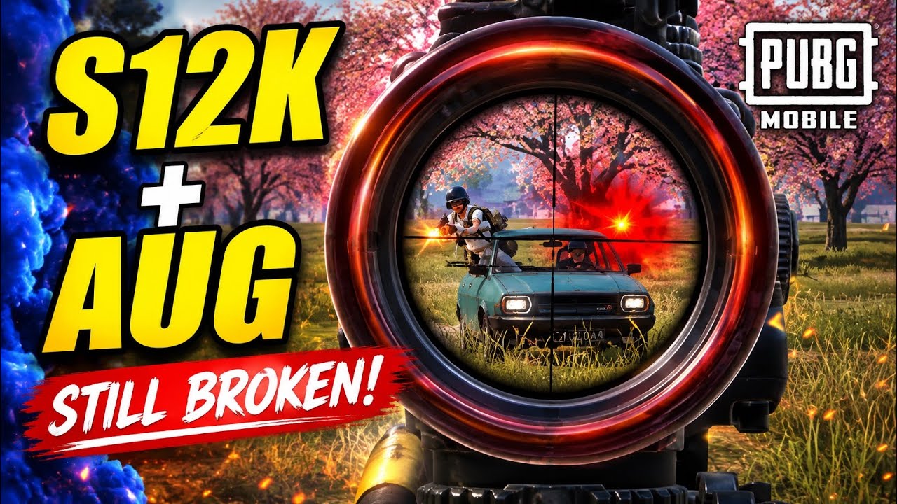 S12K +AUG 100% СЛОМАННАЯ МЕТА В PUBG MOBILE