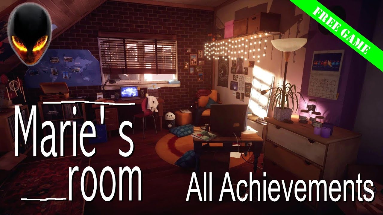 Marie's Room - Full Game / All Achievements (Free Game on Steam)