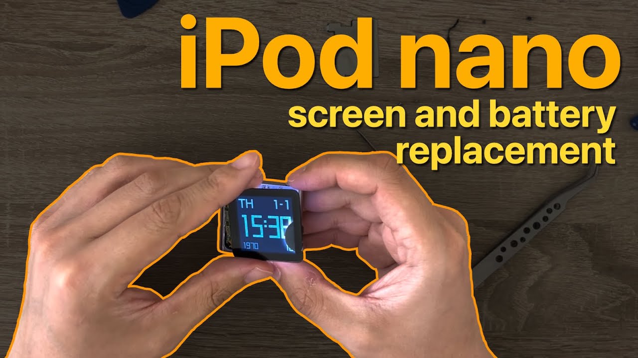 iPod nano 6th generation screen and battery replacement (beginner's work)
