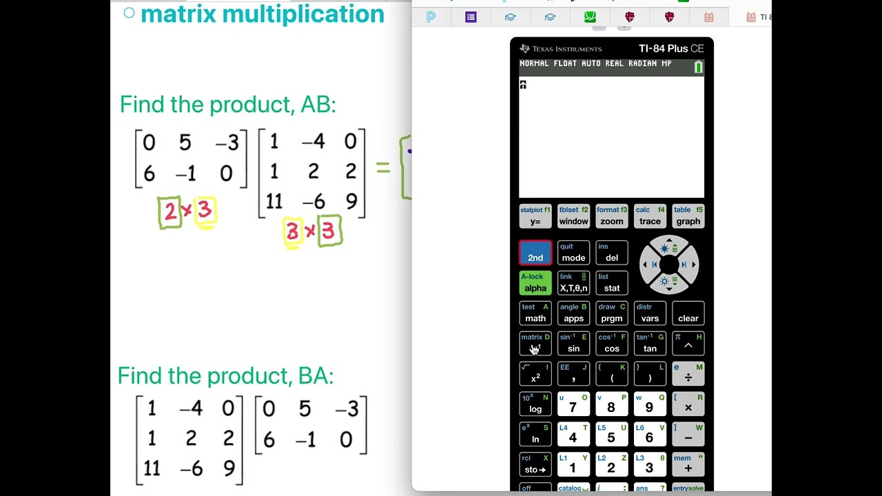 8.2 Matrix Operations 