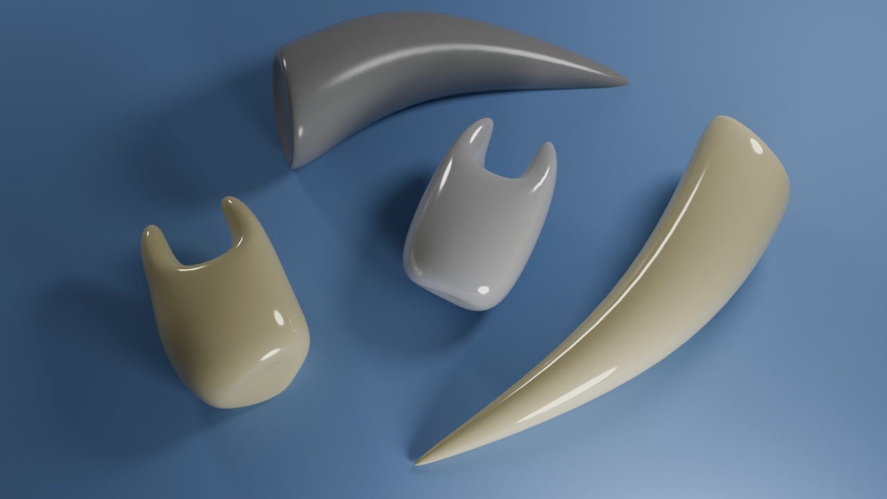 Blender Tutorial | Tooth \ Fangs