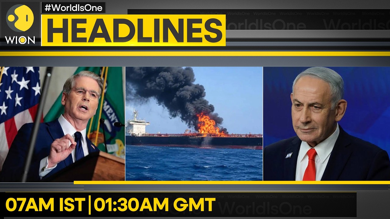 Oil Tanker Hit by Projectile Off Oman | US Vows 'Economic Asphyxiation' of Iran | WION Headlines