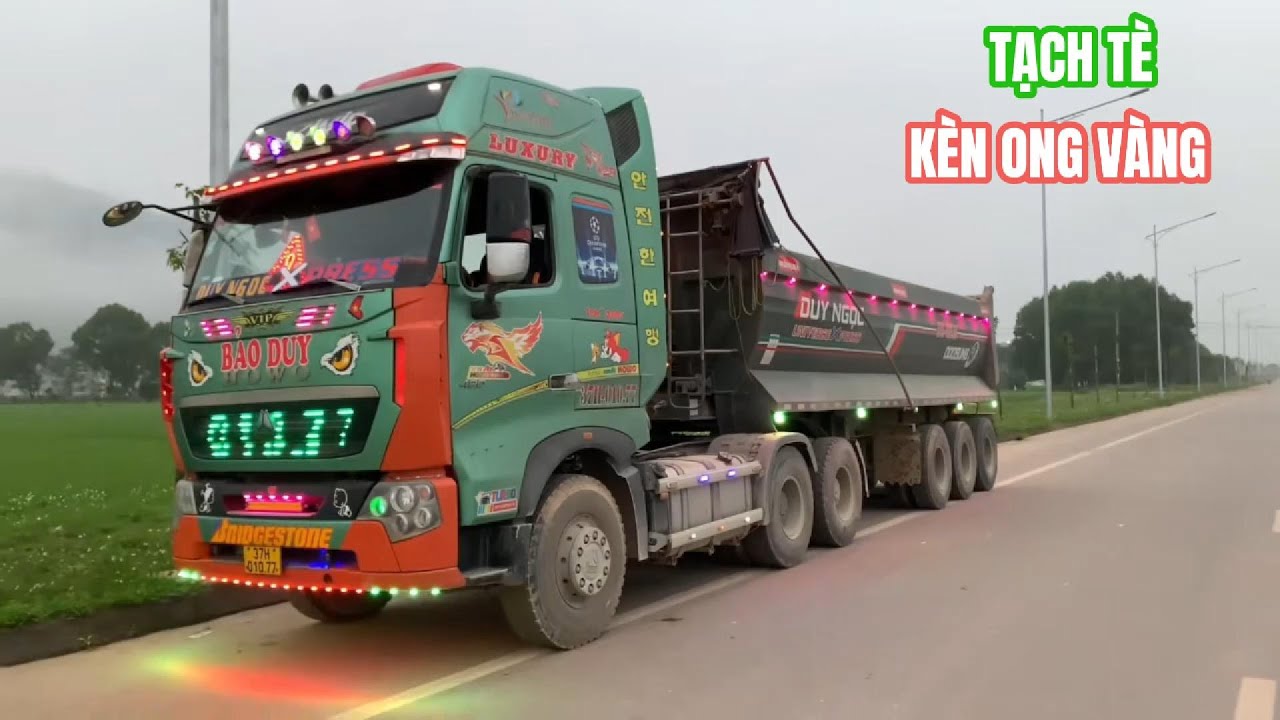 Săn Idol Xe Tải Bóp Kèn Ong Vàng, Kèn Basuri V8 Siêu Hay