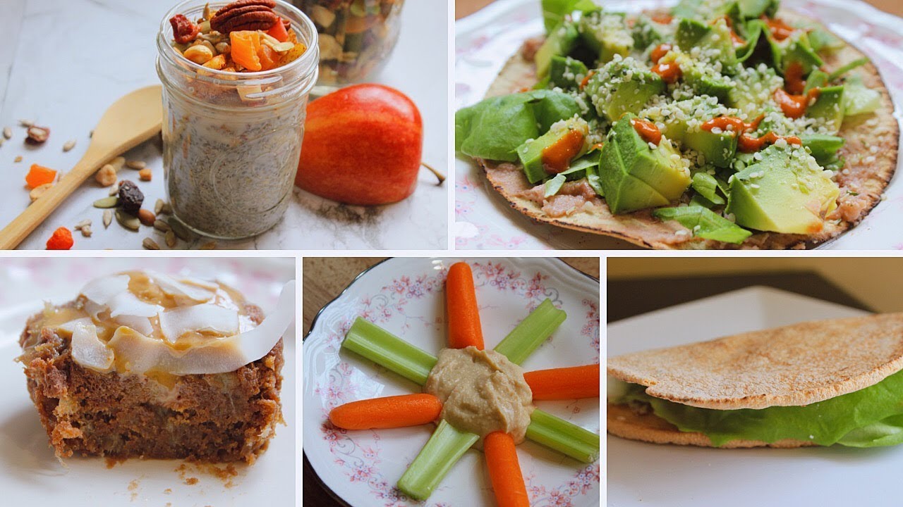 Los snacks veganos más fáciles