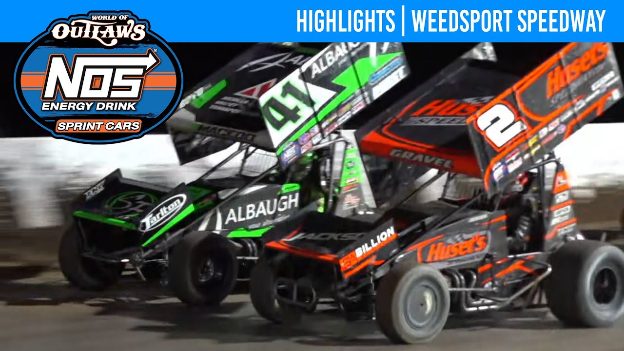 World of Outlaws NOS Energy Drink Sprint Cars | Weedsport Speedway | July 28, 2024 | HIGHLIGHTS