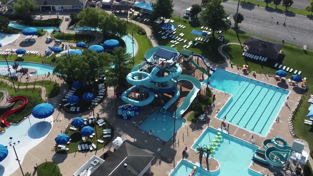 Drone flying at SplashDown Waterpark