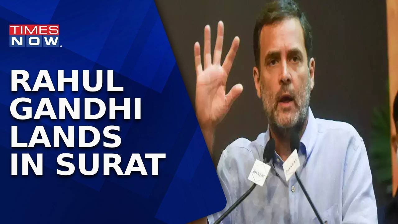 Rahul Gandhi Lands In Surat To Present In Surat Court | Latest Updates | English News