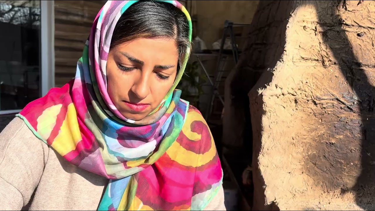 How rural life is in Iran, the most delicious olive salad