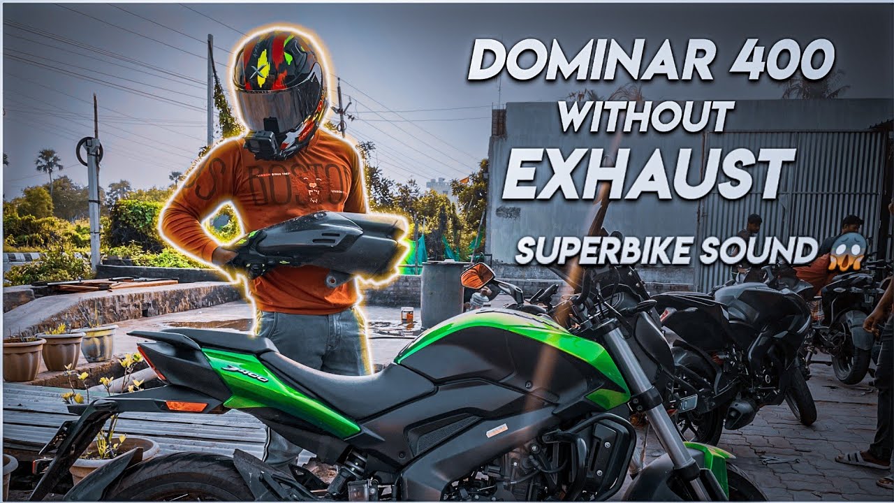 Dominar 400 without exhaust sound || Crazy reactions 🔥|mr speed 46 | superbike se v khatarnak sound🔥