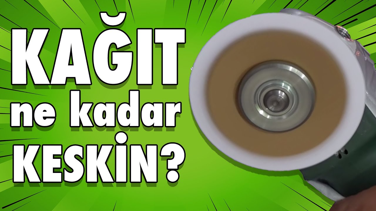 Kağıt ile Tahta Kesmek Mümkün Mü? - Test Ettik