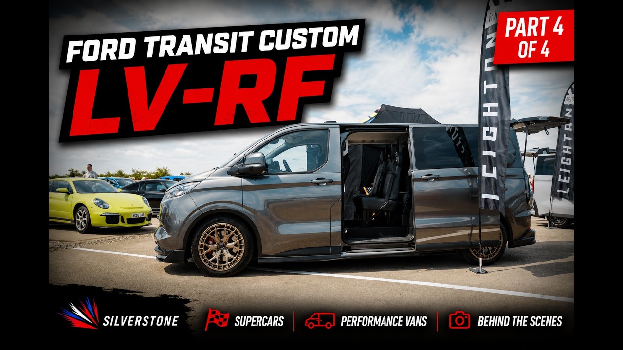 🔥 Ford Transit Custom LV-RF | Секретная встреча Supercar Driver в Сильверстоуне (Часть 4)