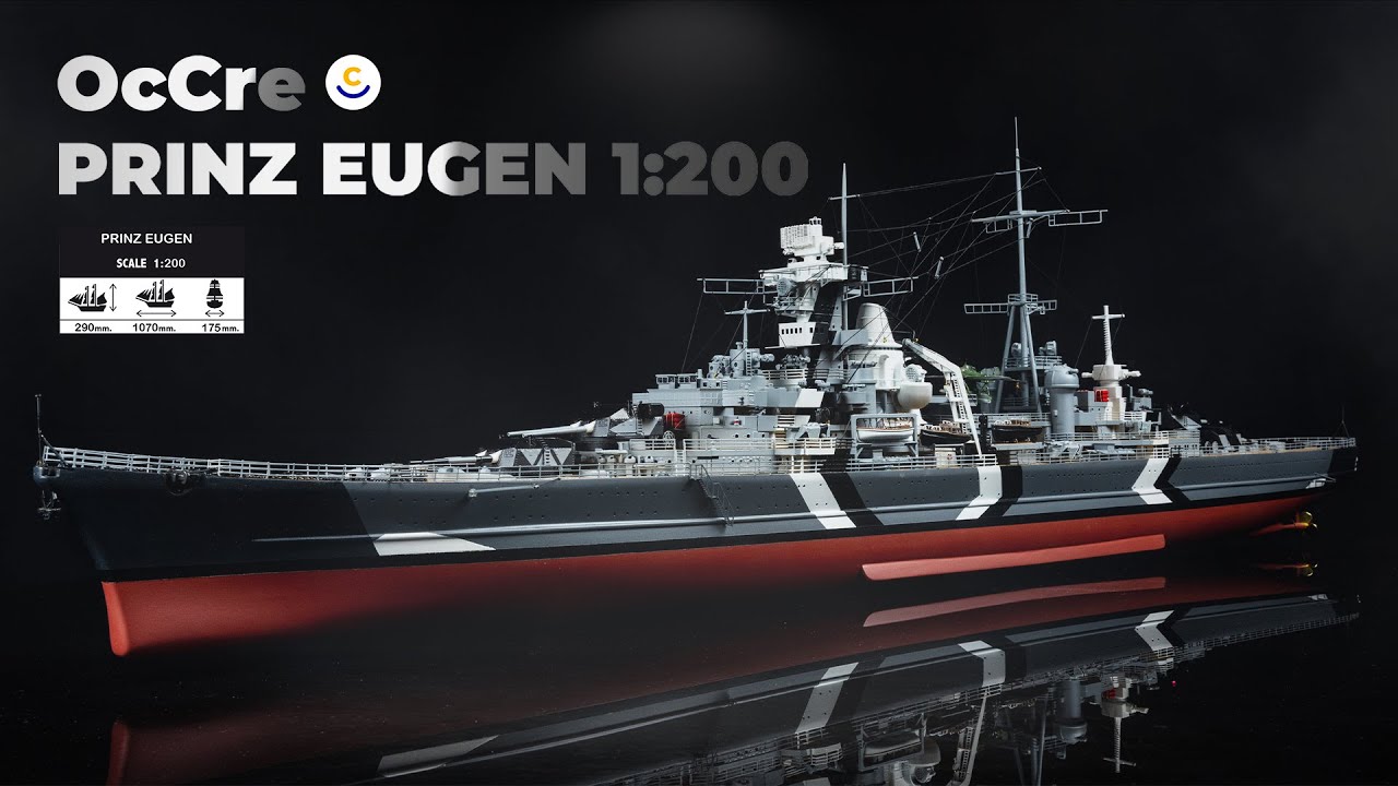 OcCre - Prinz Eugen 1:200 - Paso a paso 01