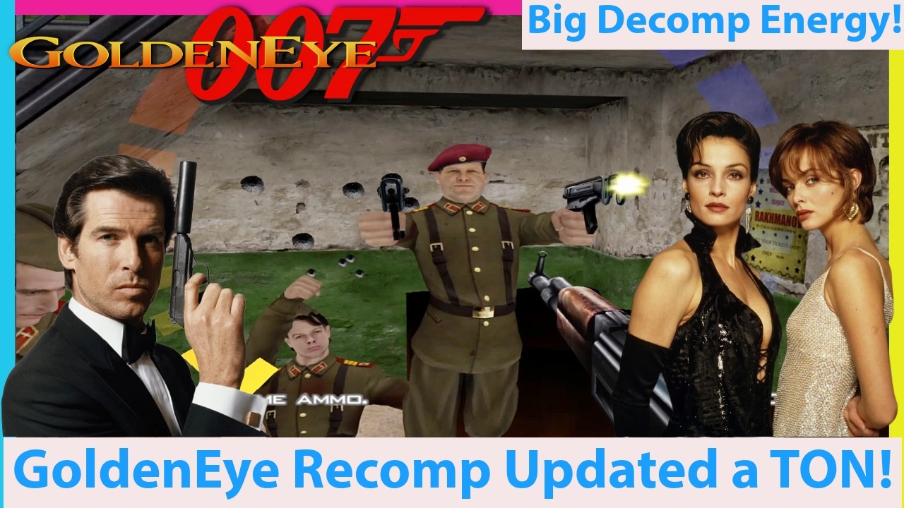Goldeneye 360 Recomp Gets CE Patches and More Updates!