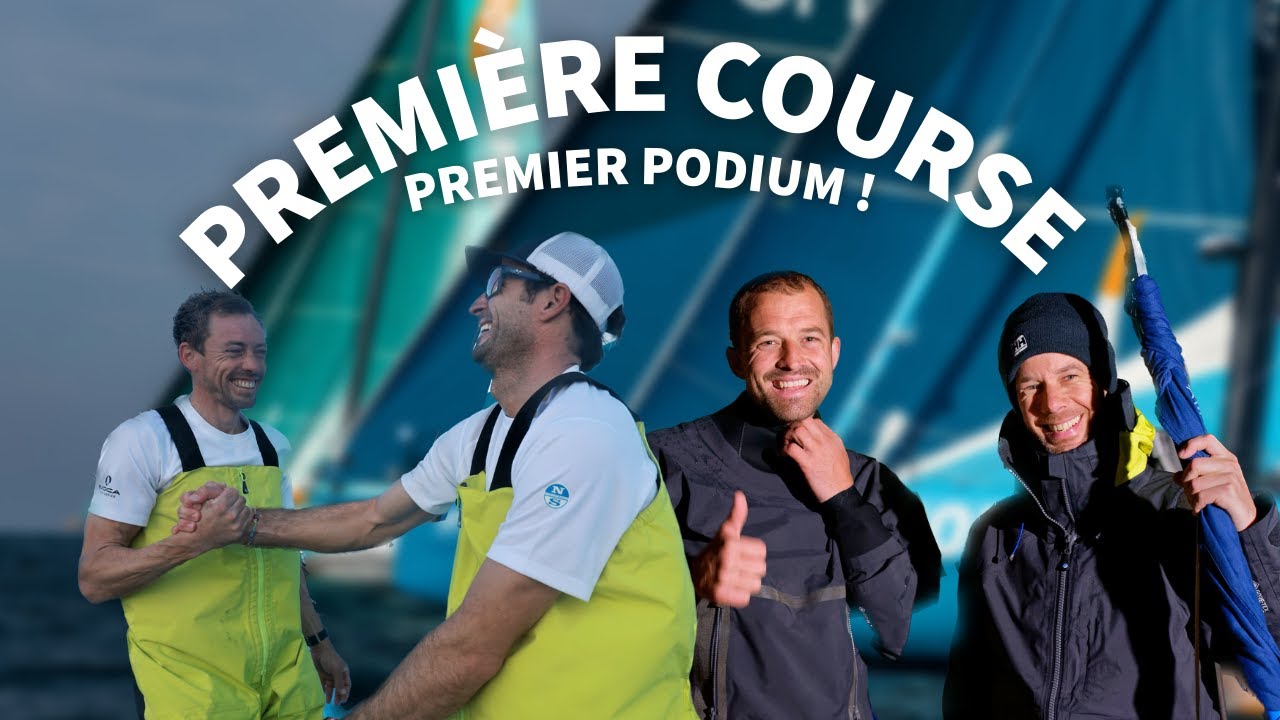 Première course, premier podium #imoca ! 💥