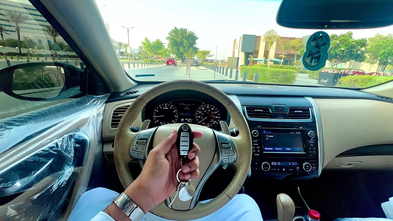 2013 NISSAN AlTAMA V6 3.5L || POV test drive in Dubai