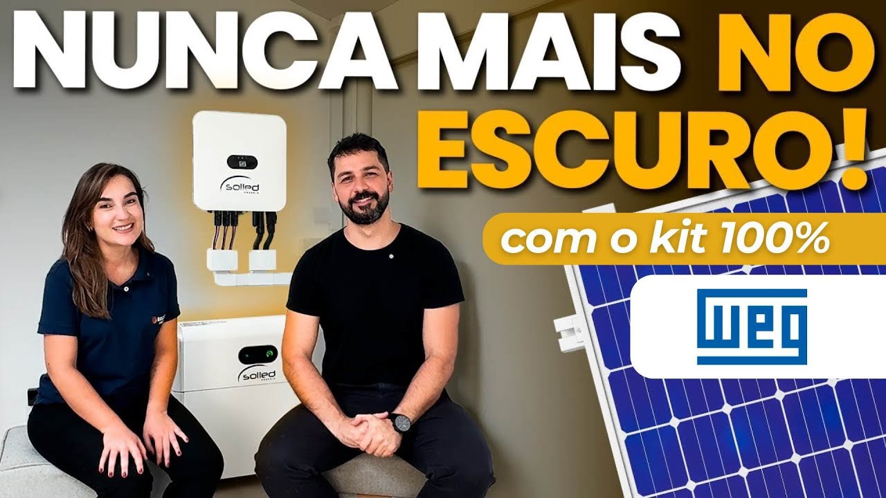Sistema HÍBRIDO de ENERGIA SOLAR: a solução da BÁRBARA RUBIM contra apagões!