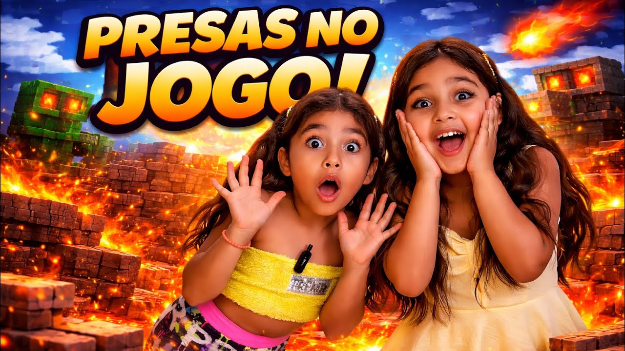 DAMARIS E ESTER PRESAS NO VIDEOGAME! 😱🎮