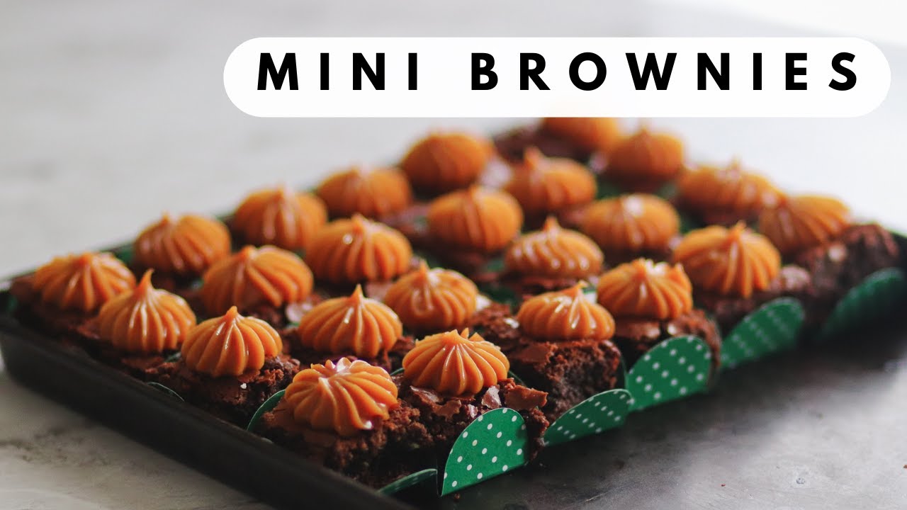 MINI BROWNIES COM CASQUINHA E DOCE DE LEITE - COMO FIZ MEUS DOCES DE CASAMENTO PARTE 3 - DOCES FINOS