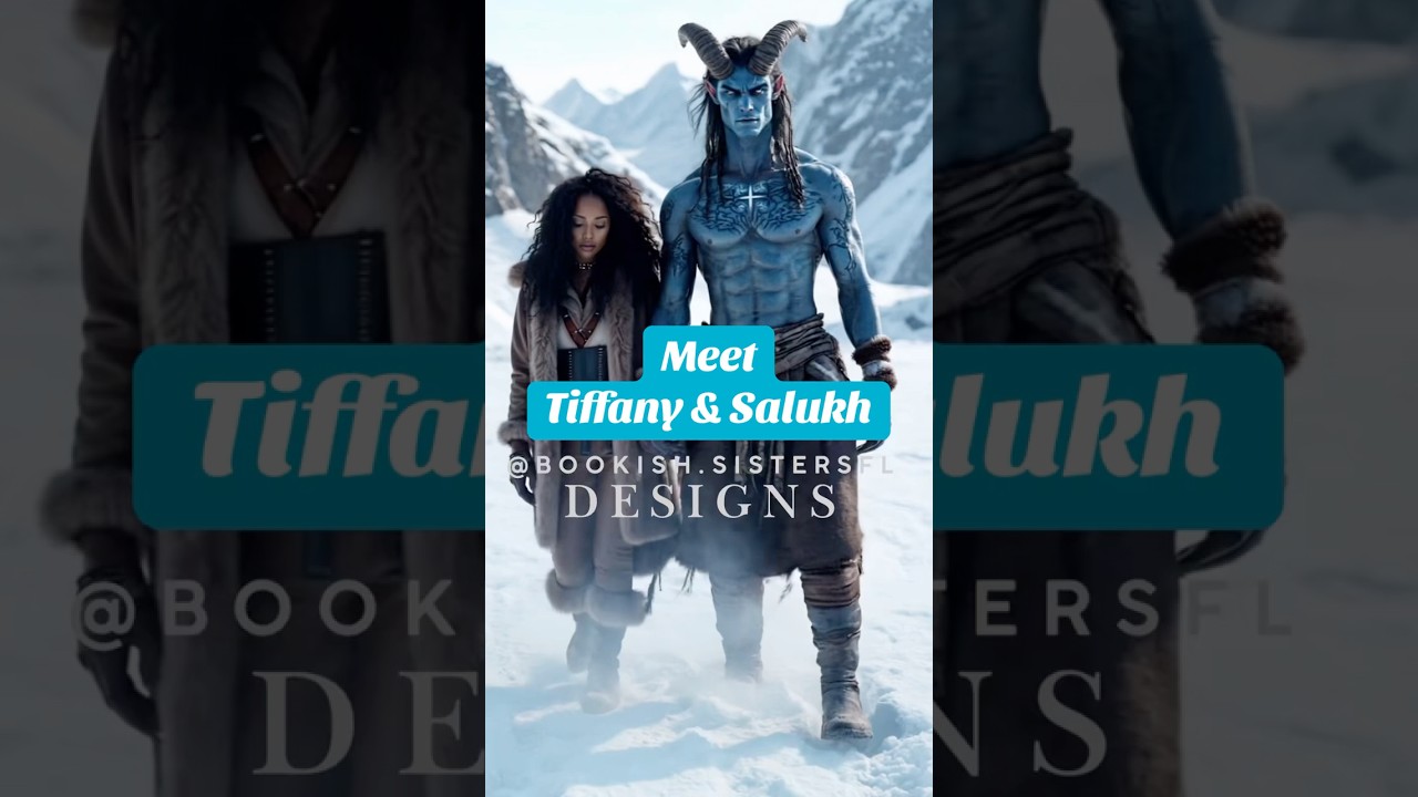 Ice Planet Barbarians: Tiffany + Salukh (AI Fanart) #alienromance #booktok #iceplanetbarbarians