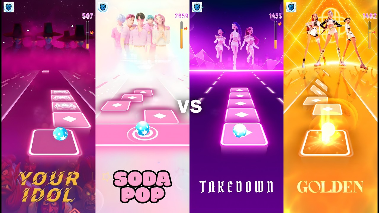 KPop Demon Hunters : Ozyrys (Your Idol - Soda Pop) vs (Takedown - Golden) | Music Hop