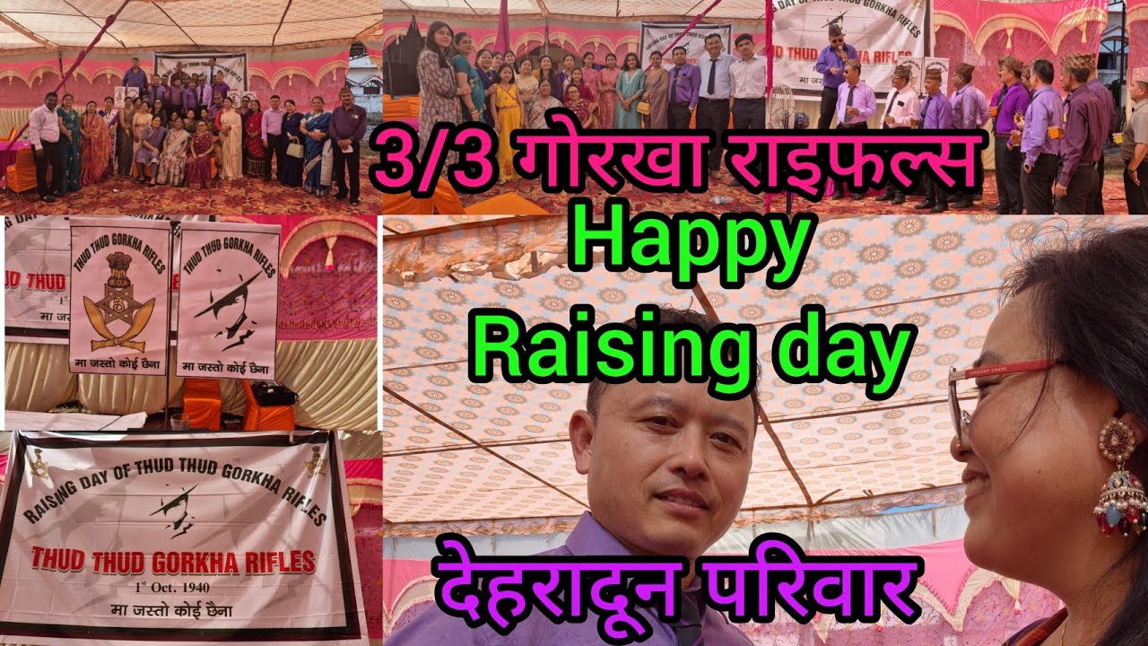 Indian army 3/3 gorkha rifles raising day ❤️thud thud family #@mayascraftsandkitchenm