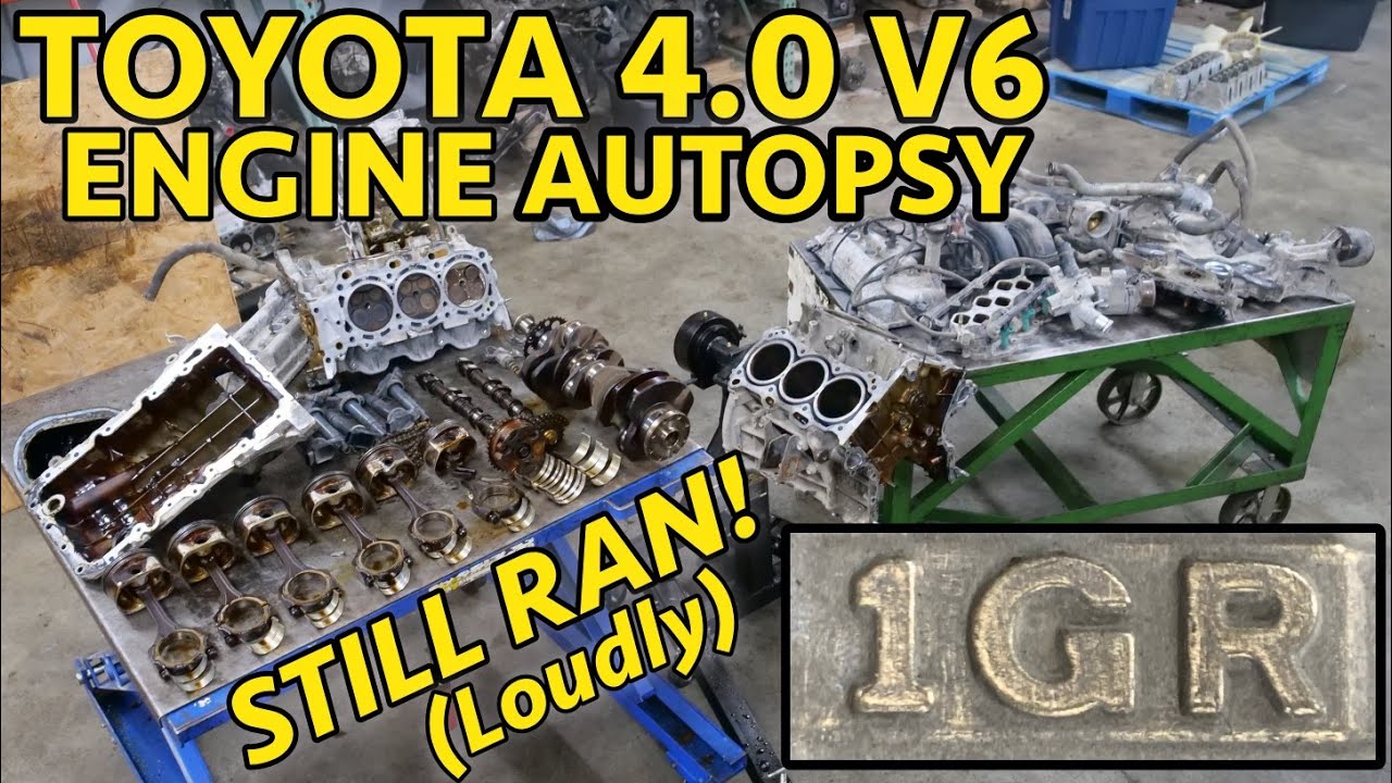 Toyota 4Runner 1GR-FE 4.0 V6 Blown Engine Teardown. Just A Slight Tick...