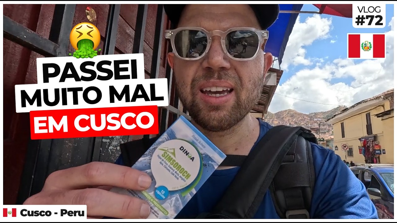 🇵🇪CHEGUEI EM CUSCO e já passei MUITO MAL na altitude 🤮(não esperava por isso)
