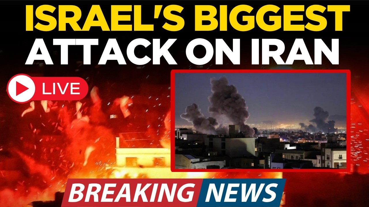 Israel Attacks Iran LIVE | Deadly Strike in Iran | School Attack Exclusive Footage | Iran-israel War