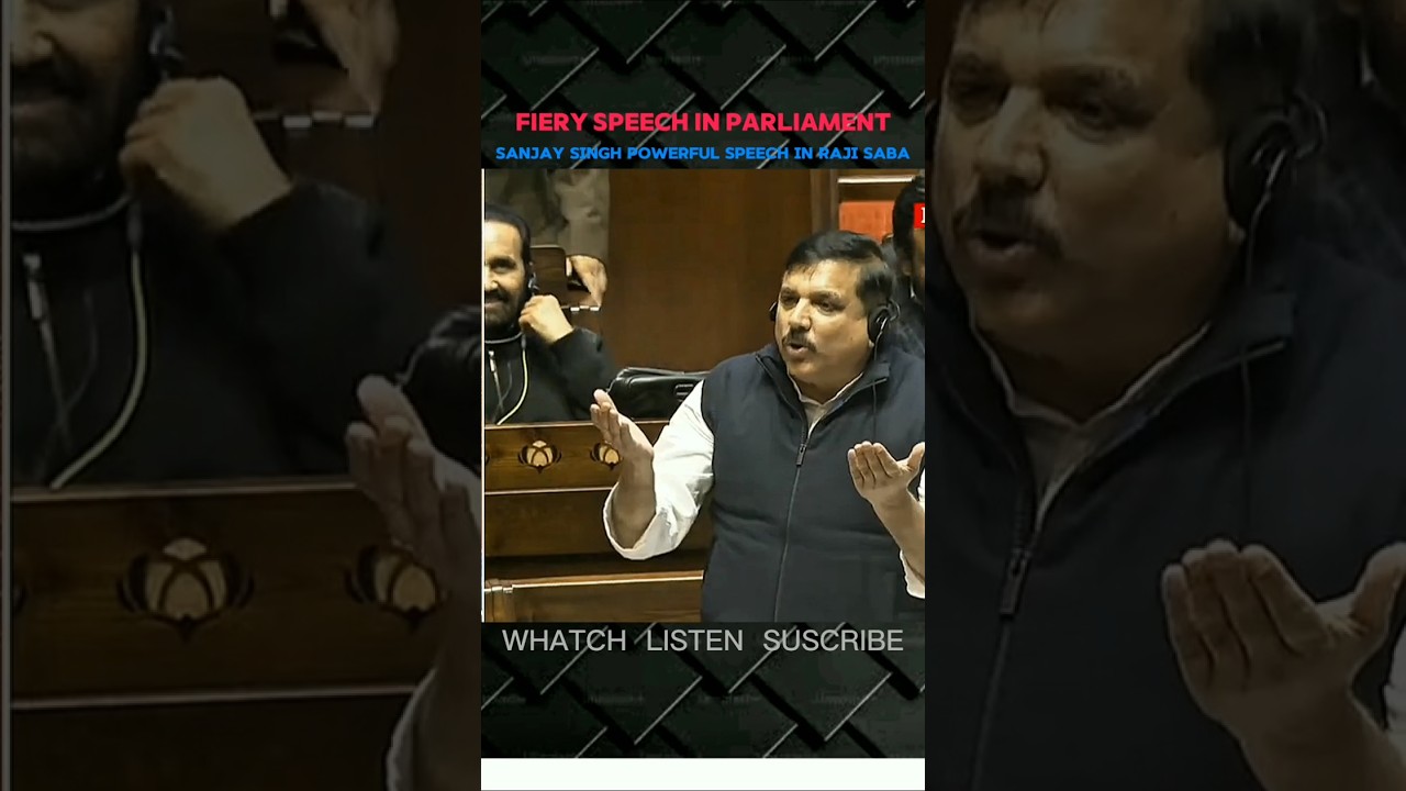 SANJAY SINGH EXPOSES BJP GOVERNMENT: Sanjay Singh's FIERY SPEECH IN PARLIAMENT #akhileshyadav #vi...