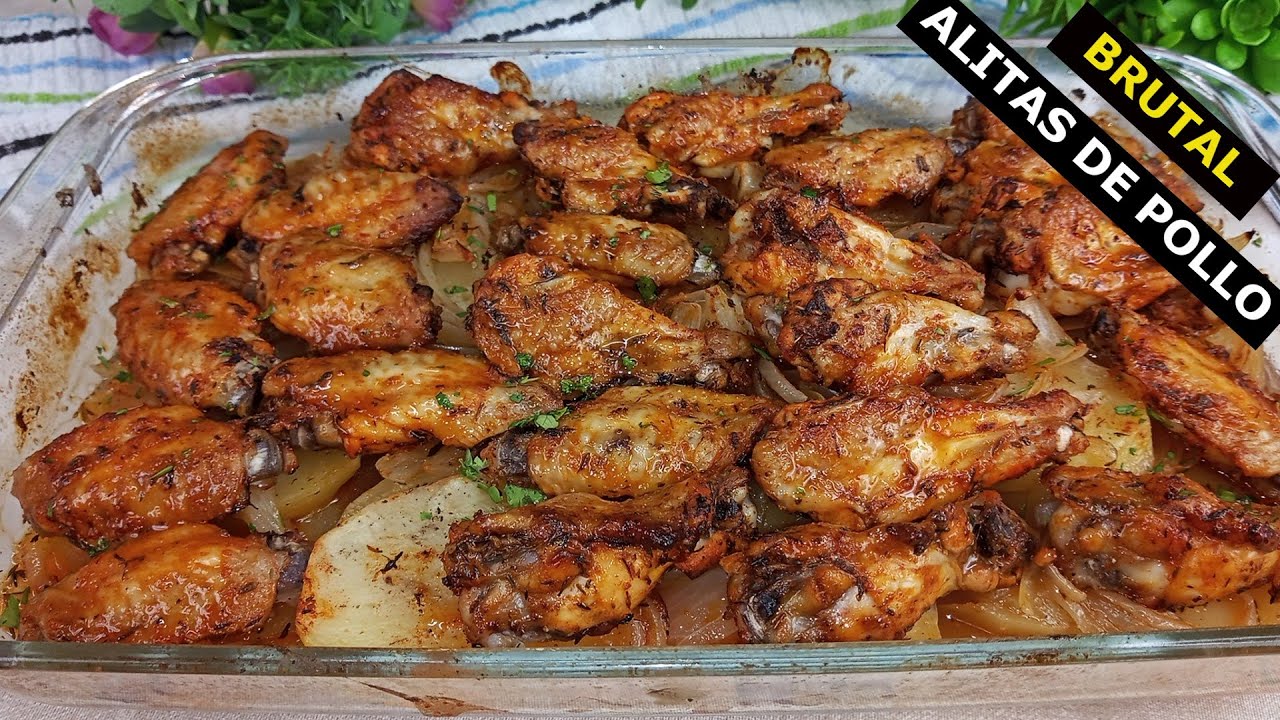 Alitas de Pollo al Horno. Receta muy fácil y rápida. 🤩🤩 BRUTAL