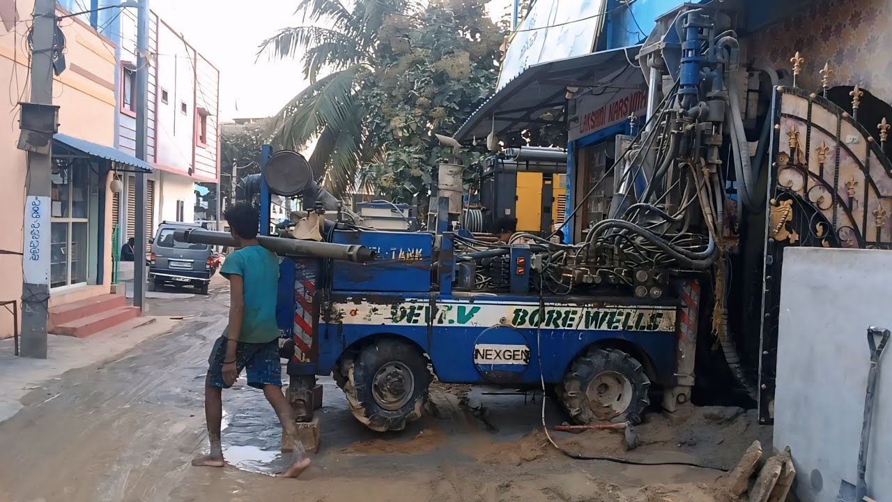 How To Work In Bore Wells Machine 😱 || Bore Well Drilling Full Process Live 💦 || Life Style Vlogs 😭🙏