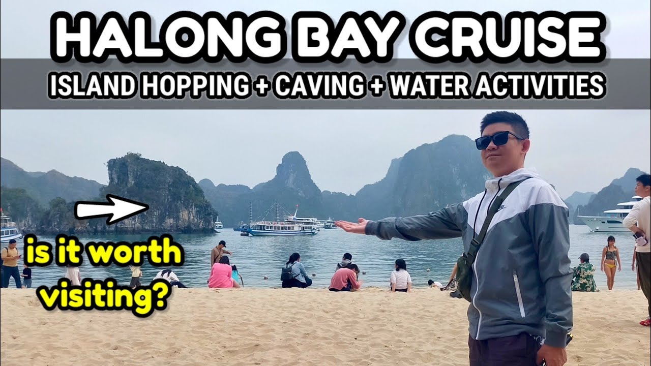 🇻🇳 TRAVEL COZY VIETNAM DAY 5: Halong Bay Cruise activities+ Sung Sot Cave + Luon Cave + Titop Island