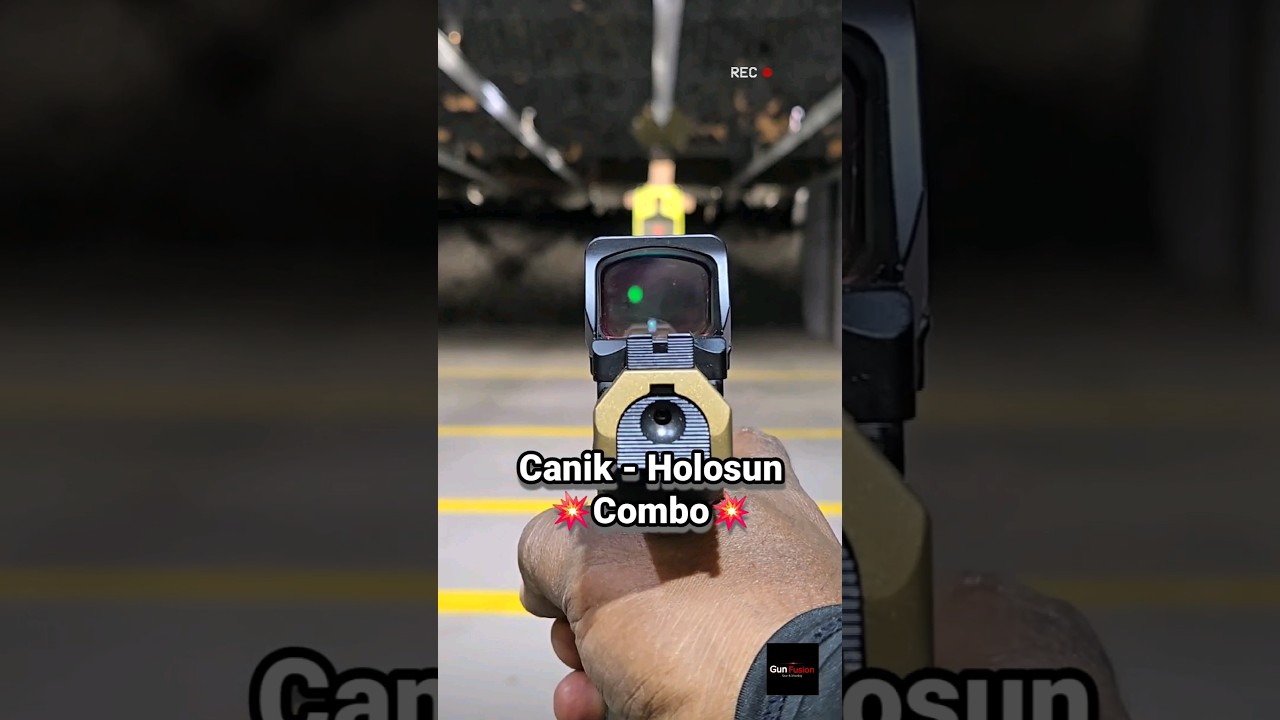 Canik TTI  Combat -Holosun - 💥 (Best Optic Setup) #canik #holosun #optic #pewpew #pistol #9mm