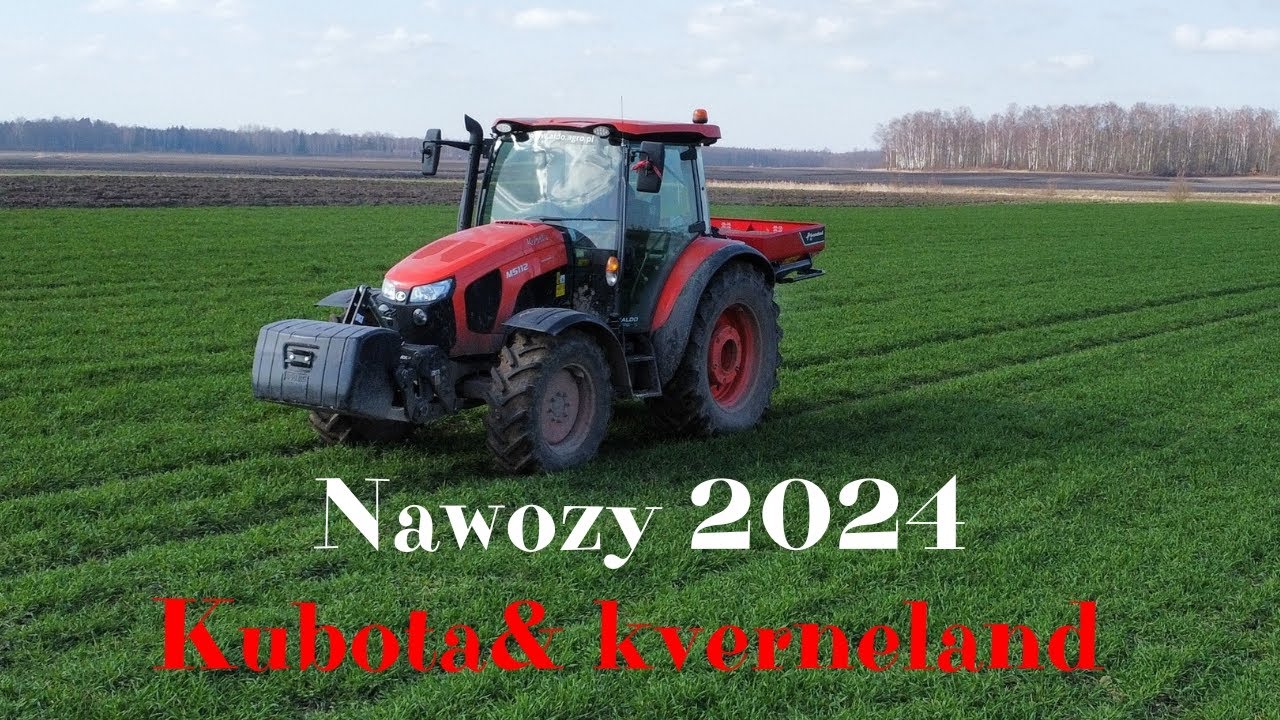 Nawozy 2024|Kubota M5112& Kverneland EL|DJI Mini 2 SE|